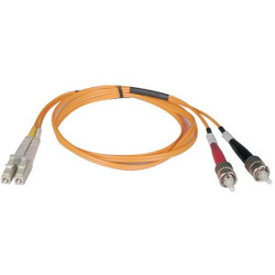 Tripp Lite Fiber Cord,Duplex,LC, ST,2m,Orange  N318-02M