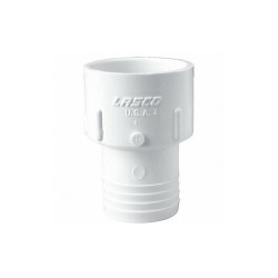 Lasco Fittings Adapter, 3/4 in, Schedule 40, White 474007