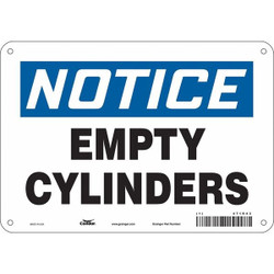 Condor Safety Sign,7 inx10 in,Polyethylene 471R43