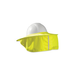 Hard Hat Shades, Cotton/Polyester with Wire Spring, Yellow