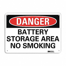 Lyle Danger No Smoking Sign,7 in x 10 in,Alum U3-1127-RA_10X7