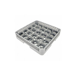 Crestware Glass Rack,19 1/2" L,Gray RBC25