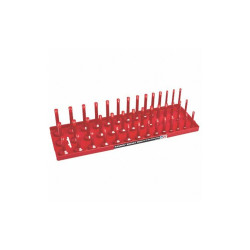 Hansen Socket Tray,Red,Plastic 12013