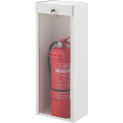 Global Industrial Fire Extinguisher Cabinet Surface Mount Lockable Fits 10 Lbs.