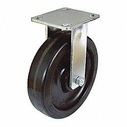 Sim Supply Standard Plate Caster,Wheel 6" dia.  P21R-PH060R-14
