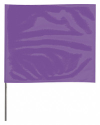 Sim Supply Marking Flag, 36", Purple,PVC,PK100  2336PP-200