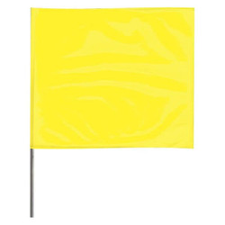 Manufacturer Varies Marking Flag, 36", Glo Yellow,PVC,PK100 4536YG-200