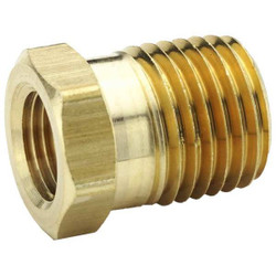 Parker Hex Bushing,Brass,1/2 x 1 in,FNPT x MNPT  209P-16-8