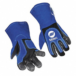 Miller Electric MIG/Stick Welding Gloves,PR 269615