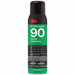 3m Spray Adhesive,16 fl oz.,Aerosol Can 90