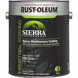 Rust-Oleum Floor Coating,S60,Clear,1 gal,Can 208066