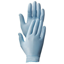 Showa Disposable Gloves,Nitrile,XL,PK100 7005PFXL