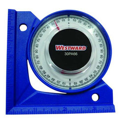 Westward Angle Finder,90 deg.,3-1/2 in.,Blue 30PA66