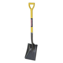 Westward Square Point Shovel,27 In. Handle,14 ga.  12V171