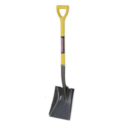 Westward Square Point Shovel,27 In. Handle,14 ga. 12V171