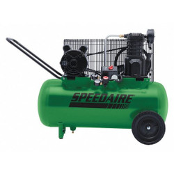 Speedaire Portable Air Compressor,15gal,Horizontal 52YM09