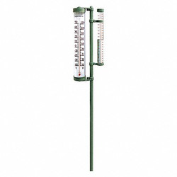 Acurite Post Mtd Rain Gauge/Thermometer 02345A3