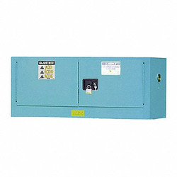 Justrite Corrosive Safety Cabinet,Blue,18 In. H  891302
