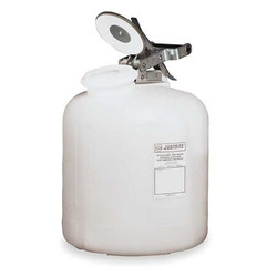 Justrite Disposal Can,2 Gal.,White,Polyethylene 12762