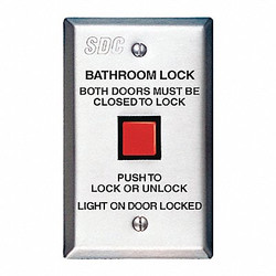 Sdc Bathroom Lock,2-7/8 in. W  CB401-AU