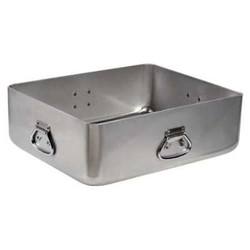 Vollrath Roasting Pan w/Drop Handles,18 1/2 in W 68391