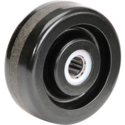 Global Industrial 4"" x 1-1/2"" Molded Plastic Wheel - Axle Size 5/8""