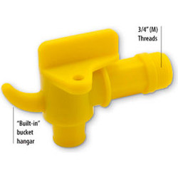 Groz 44387 Plastic Drum Faucet 3/4-inch