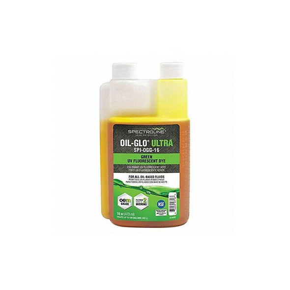 Spectroline Fluorescent Leak Detection Dye, Green SPI-OGG-16