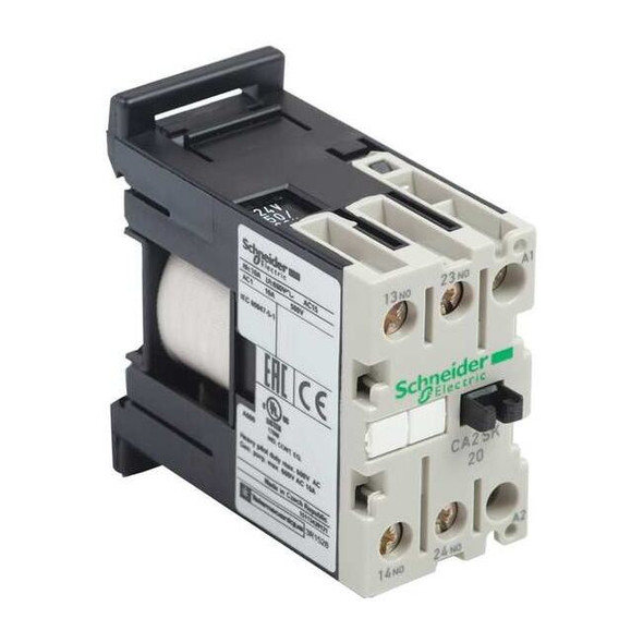 Schneider Electric IEC Control Relay,1NO/1NC,24VAC,10A CA2SK11B7