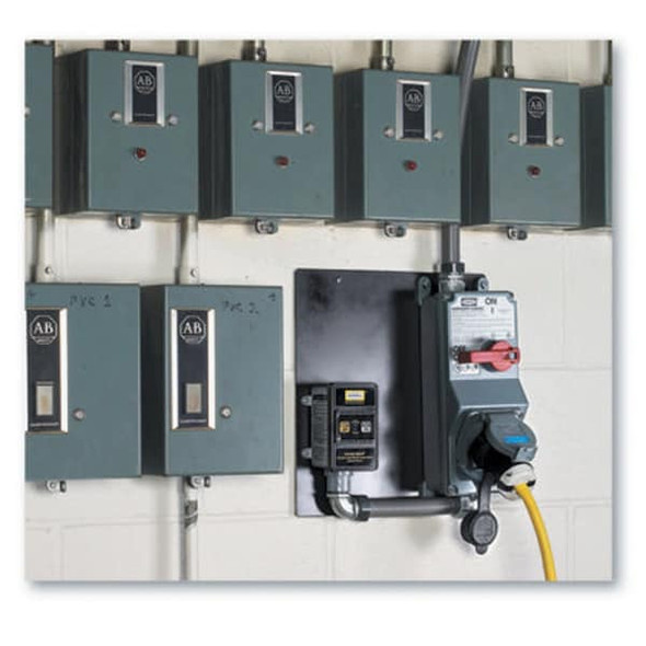 Hubbell Wiring Device-Kellems Hard Wired GFCI,30 A,Black,120VAC GFHW13005