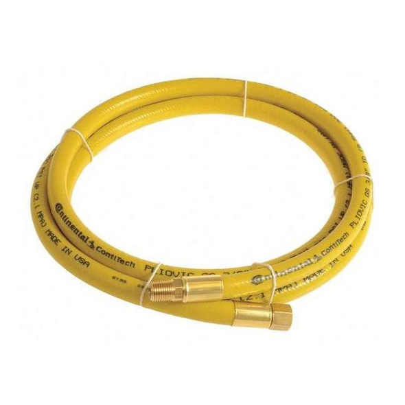 1/4" x 10 ft PVC Coupled Multipurpose Air Hose 300 psi YL