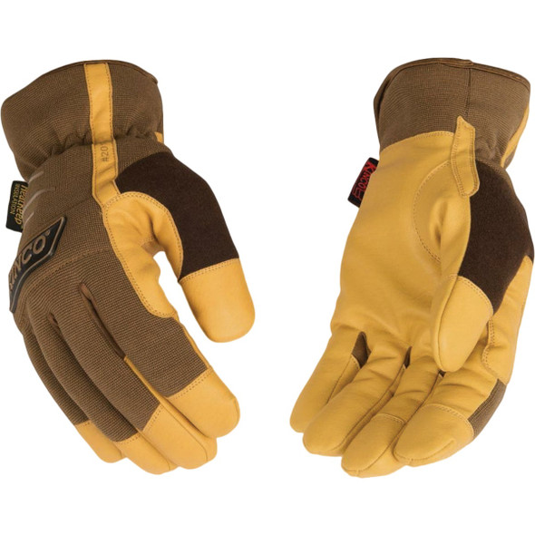 KincoPro MiraG2 Men's XL Grain Faux Leather Thermal Lined Winter Work Glove
