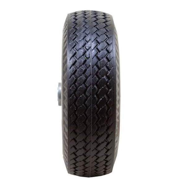 Marastar Flat Free Wheel,Polyurethane,300 lb,Gray 30030