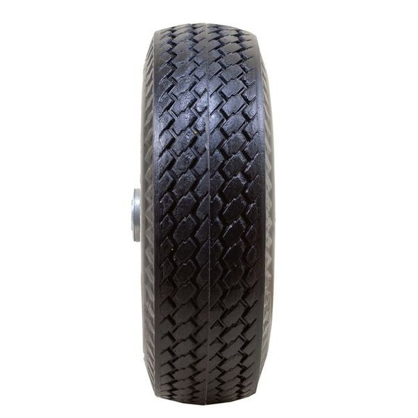 Marastar Flat Free Wheel,Polyurethane,300 lb,Gray 30030