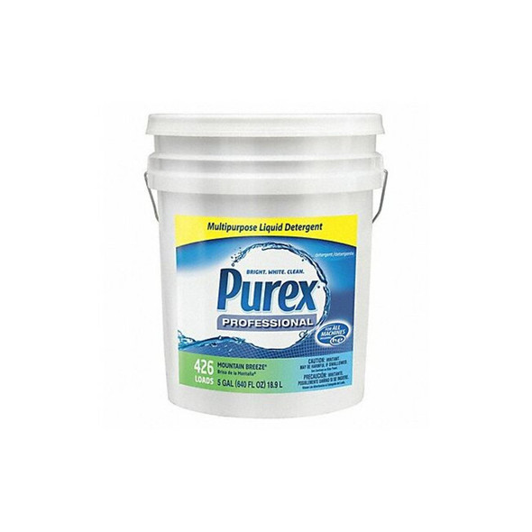 High Efficiency Laundry Detergent, 5 gal Pail, Liquid, Mountain, Blue