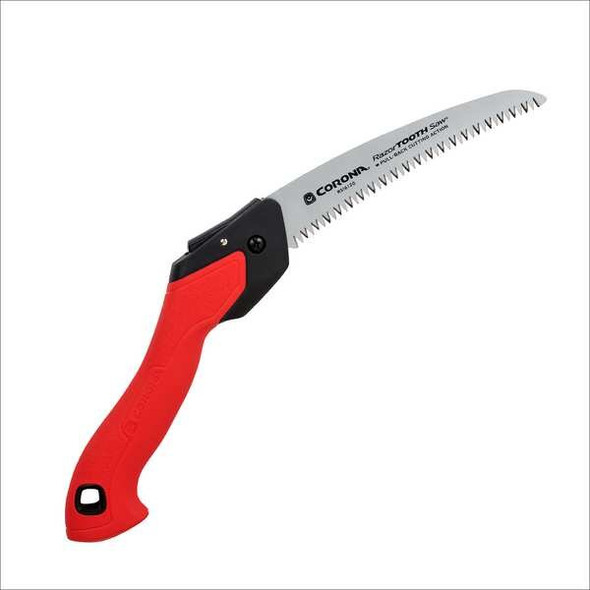 RazorTOOTH Folding Saw, Steel 7 in L Blade, Plastic Handle, 9 1/4 in Tool L