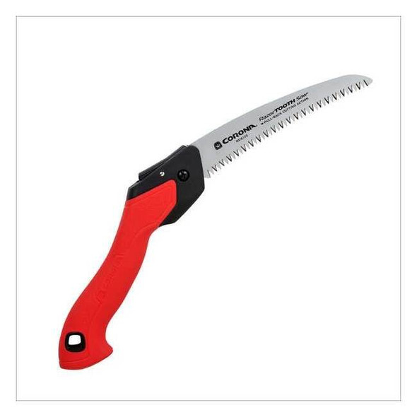 RazorTOOTH Folding Saw, Steel 7 in L Blade, Plastic Handle, 9 1/4 in Tool L
