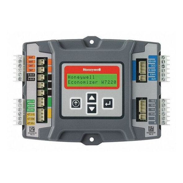 Honeywell Economizer Control,Rooftop or Remote,24V W7220A1000/U