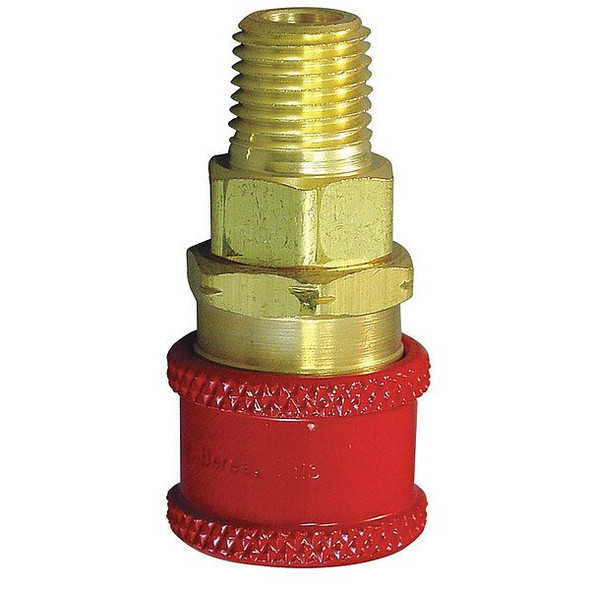 Hansen Coupler Body,(M)NPT,1/4,Brass RD704LSL