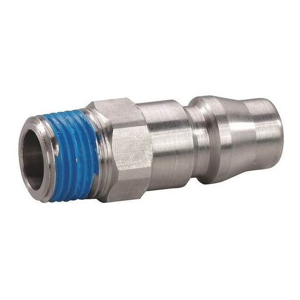 Speedaire Coupler Plug,(M)NPT,1/2,304 SS 30E586