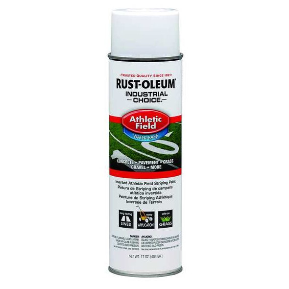Rust-Oleum Athletic Field Striping Paint,20oz,White 206043 Rust-Oleum Athletic Field Striping Paint,20oz,White 206043