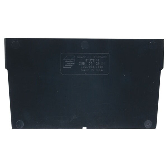 Plastic Divider, Black, 7 5/8 in L, 3 in H, 50 PK