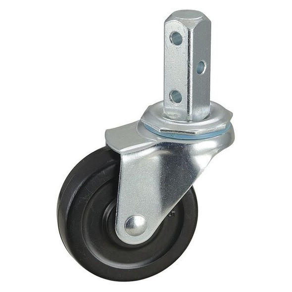 Manufacturer Varies Swivel Stem Caster,Rubber,3 in.,100 lb. 32J903