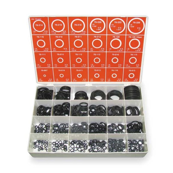 Manufacturer Varies O-Ring Asst,Buna N And Viton,610 PC DISP-OR810