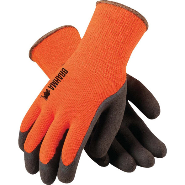 Brahma Thermo Men's Large Acrylic Dipped High-Visiblity Glove WA1403A/L