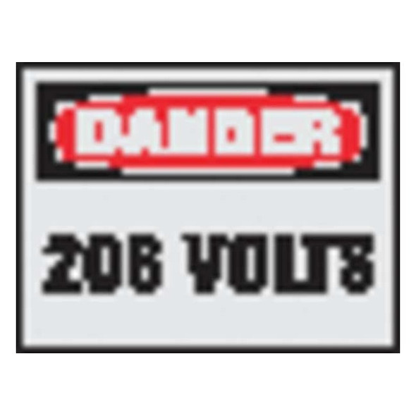 Brady Label,3-1/2 In. H,5 In. W,PK8 21009LS