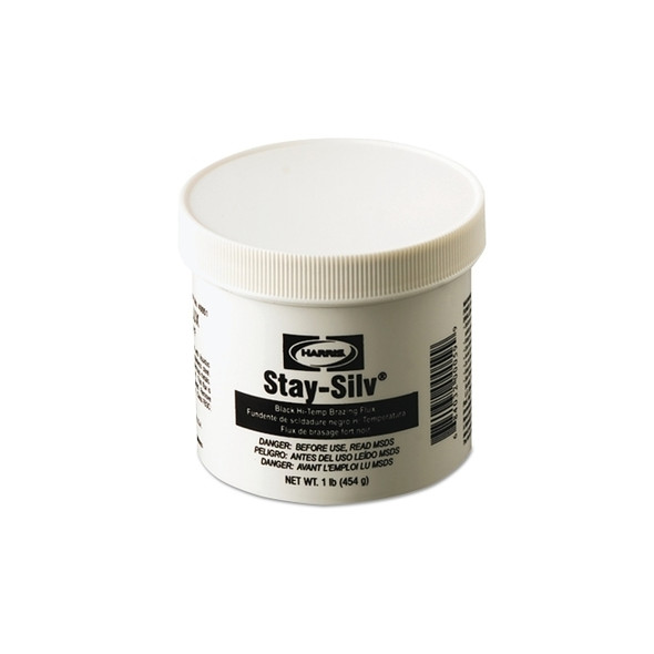 Stay-Silv® Brazing Flux, 1 lb Jar, Black