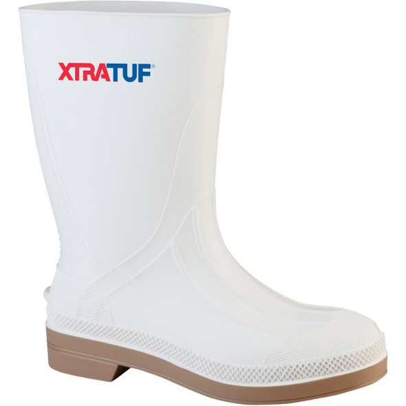 XtraTuf Men's Size 10 White PVC Shrimp Boot 75136-WHT-100