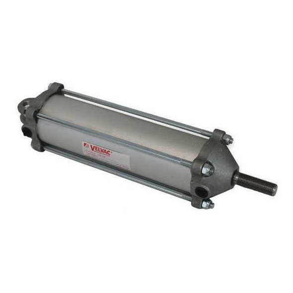 Air Cylinder, 2 1/2 in Bore, 8 in Stroke, Double Acting, Aluminum .