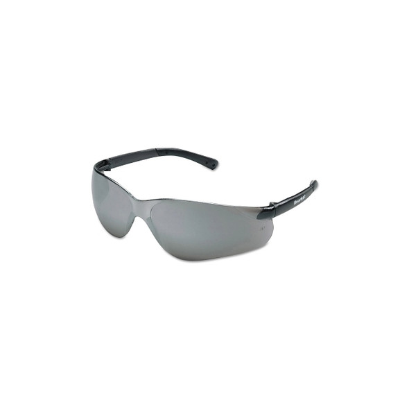 BearKat® BK1 Series Safety Glasses, Silver Mirror Lens, Duramass® Scratch-Resistant, Gray Frame